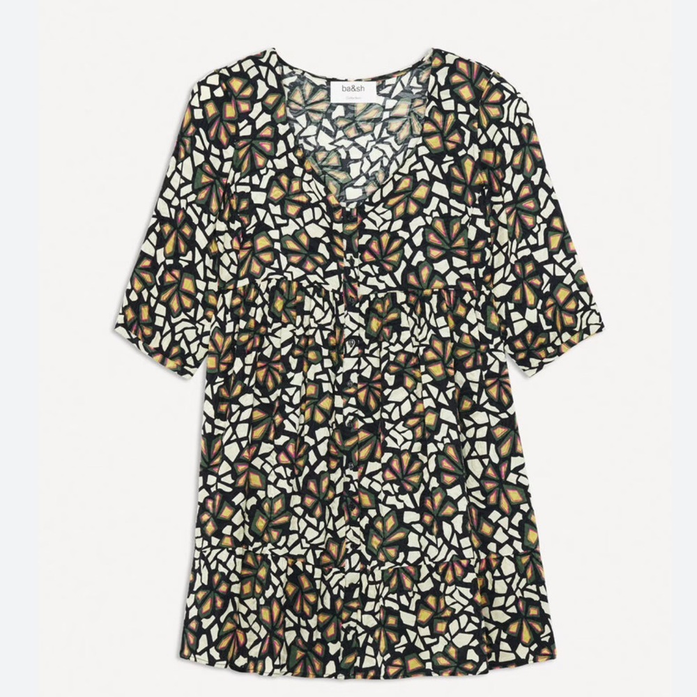 Ba&sh May Floral Printed Mini‎ Dress